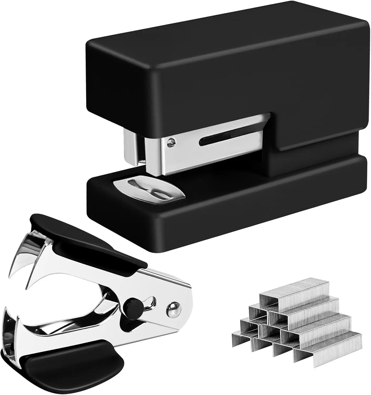 Mini Stapler - 25 Sheet Capacity, 830 Staples & Staple Remover, Portable for Office School Home, Black
Mini Stapler - 25 Sheet Capacity, 830 Staples & Staple Remover, Portable for Office School Home, Black