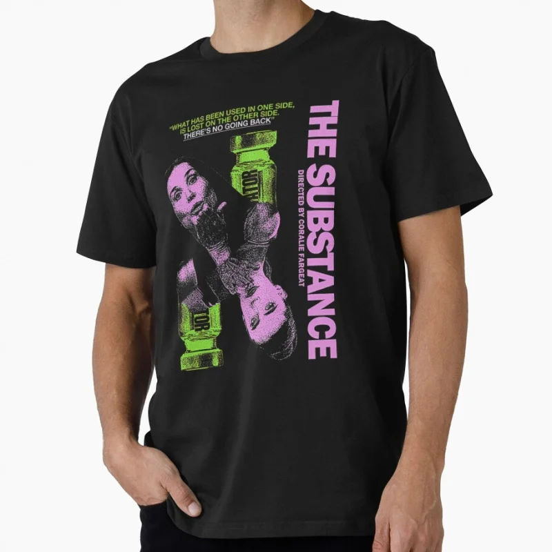 The Substance 2024 Horror movie Gift t shirt 0501 Men's 100% cotton print O-Neck Short Sleeve Graphic clothes All size tee S-6XL
The Substance 2024 Horror movie Gift t shirt 0501 Men's 100% cotton print O-Neck Short Sleeve Graphic clothes All size tee S-6XL