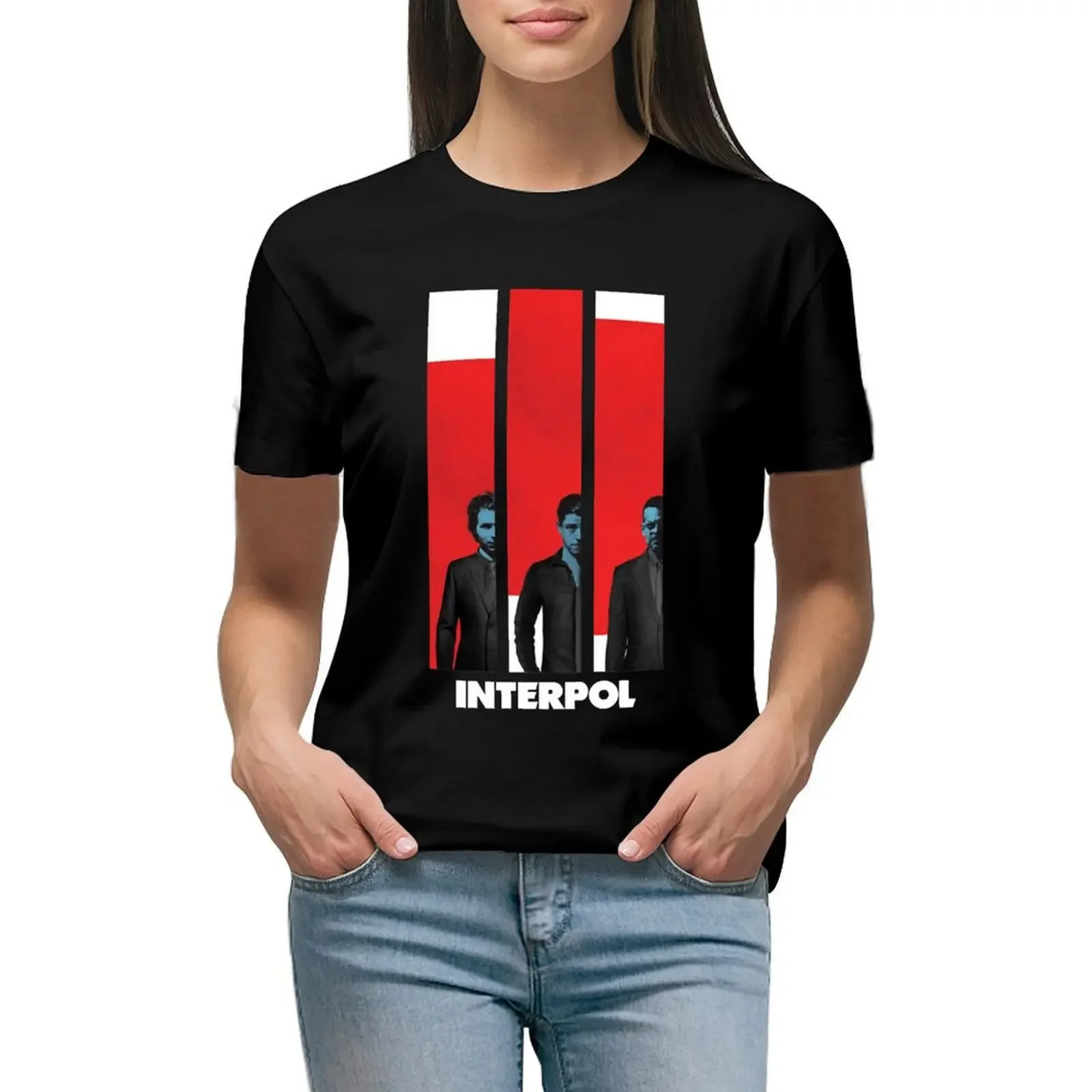 Interpol band T-Shirt plus sizes animal print blanks kawaii clothes Summer Women's clothing
Interpol band T-Shirt plus sizes animal print blanks kawaii clothes Summer Women's clothing