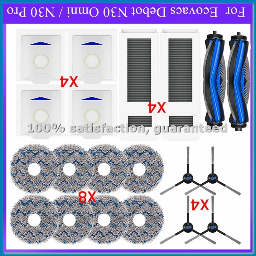 Replacement for N30 Omni / N30 Pro Omni Robot Vacuum Cleaner Part Main Side Brush Hepa Filter Parts-A09G
Replacement for N30 Omni / N30 Pro Omni Robot Vacuum Cleaner Part Main Side Brush Hepa Filter Parts-A09G