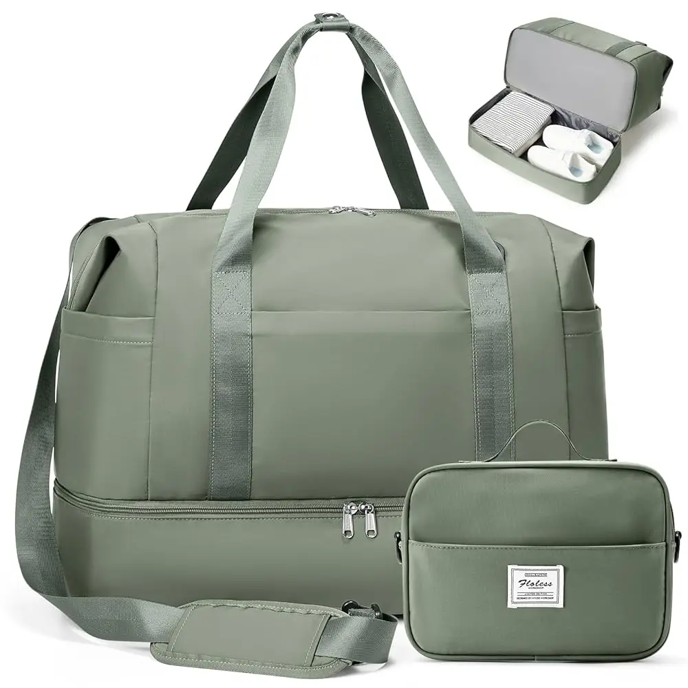 Free ShippingTravel Duffel Bag, Weekender Bags for Women with Shoe Compartment & Wet Pocket, Large Carry-on Overnight Bag for Ho
Free ShippingTravel Duffel Bag, Weekender Bags for Women with Shoe Compartment & Wet Pocket, Large Carry-on Overnight Bag for Ho
