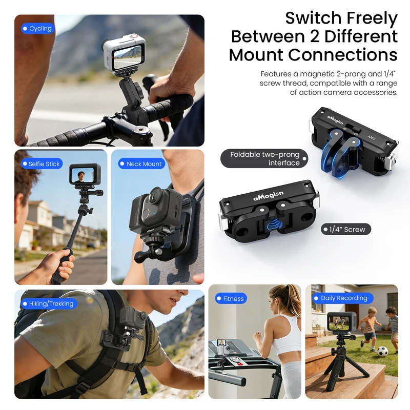 Металлическое магнитное быстросъемное крепление для камеры Insta360 GO Ultra, адаптер с двумя захватами для GO ULTRA, складная удлинительная база, аксессуар
Металлическое магнитное быстросъемное крепление для камеры Insta360 GO Ultra, адаптер с двумя захватами для GO ULTRA, складная удлинительная база, аксессуар
