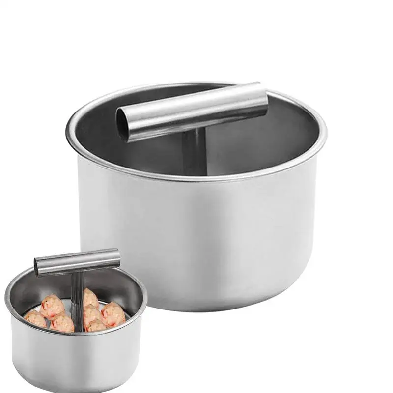 Meatball Press Stainless Steel Kitchen Manual Hand-pressed Meatball Shrimp Slide Mold 6/12 Balls Meat Ball Maker
Meatball Press Stainless Steel Kitchen Manual Hand-pressed Meatball Shrimp Slide Mold 6/12 Balls Meat Ball Maker