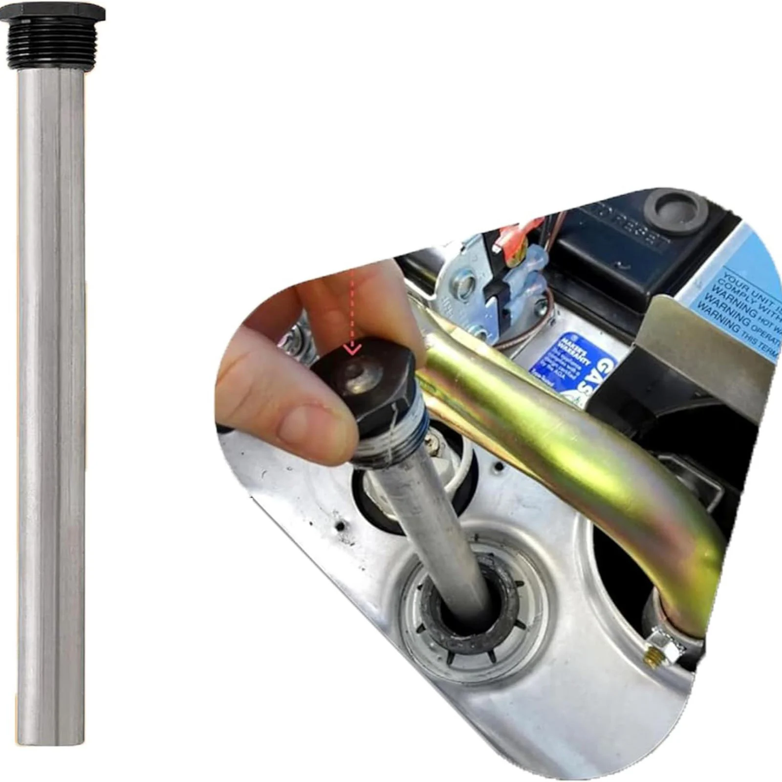 1PC RV Water Heater Magnesium Anode Rod 9.25 Inch 3/4 NPT Replaces Suburban 232767 Magnesium Replacement
1PC RV Water Heater Magnesium Anode Rod 9.25 Inch 3/4 NPT Replaces Suburban 232767 Magnesium Replacement