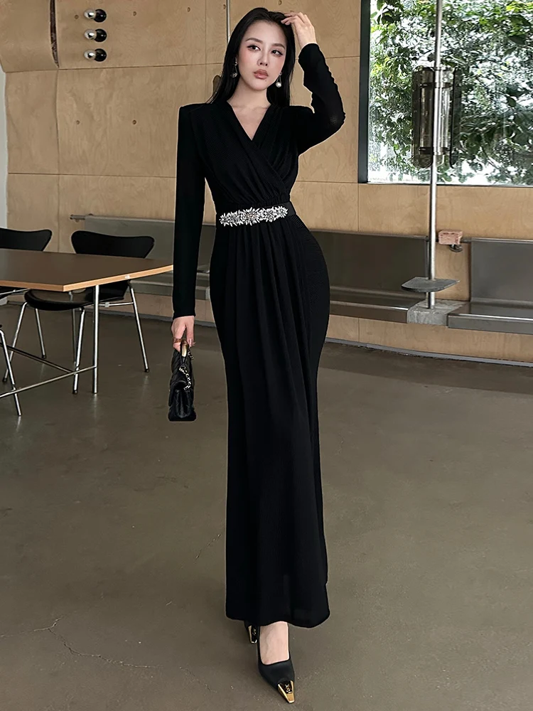 Slimming Long Sve Knitted Wrap Bodycon Dr High Waist Fi Tail Skirt Women's Autumn Winter New Sle Elastic French Sle
Slimming Long Sve Knitted Wrap Bodycon Dr High Waist Fi Tail Skirt Women's Autumn Winter New Sle Elastic French Sle