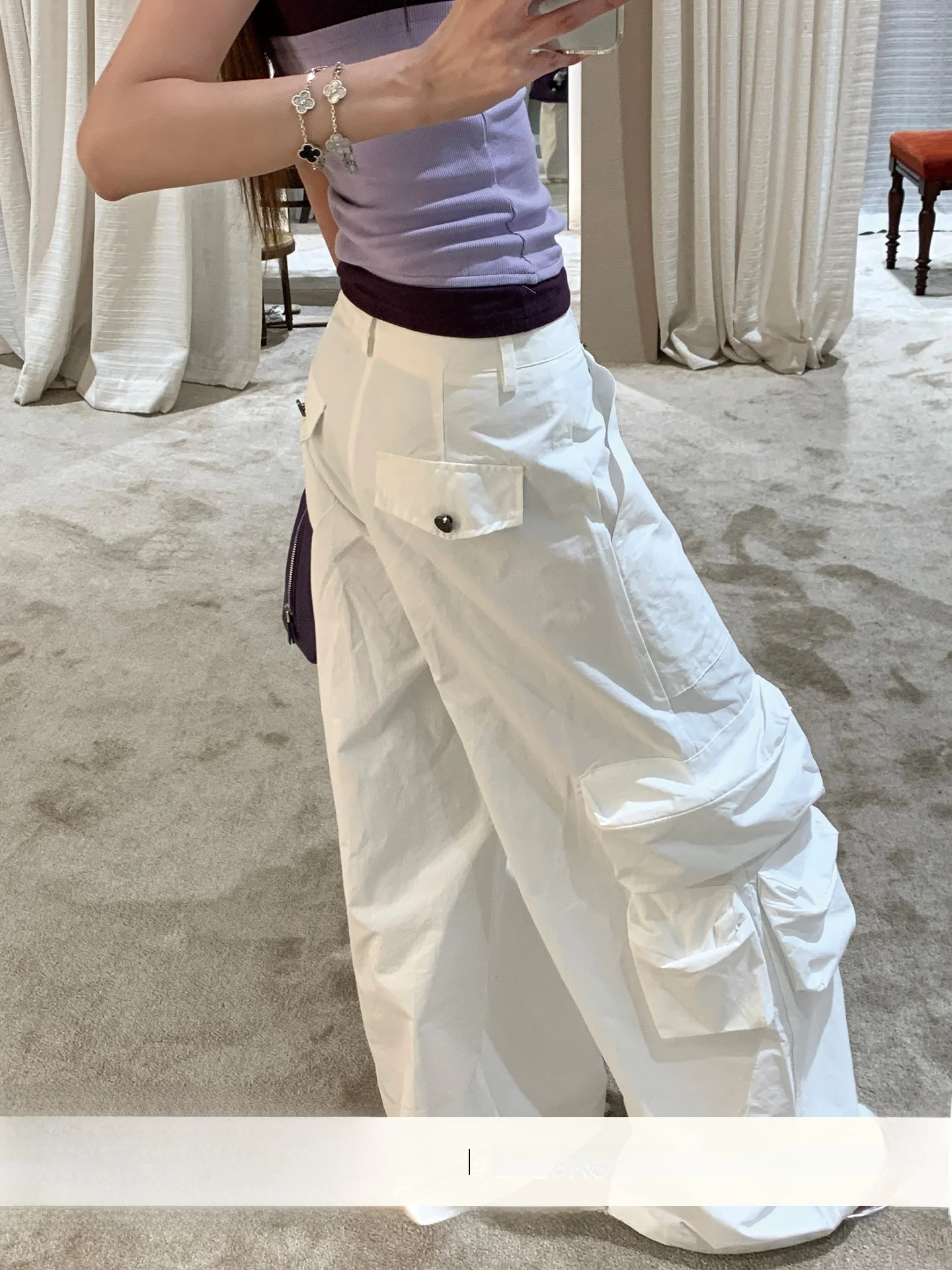 American Design Slim Straight Work Trousers Multi-Pocket High Street Wide Leg Long Pants Casual Style High Waist Button Closure
American Design Slim Straight Work Trousers Multi-Pocket High Street Wide Leg Long Pants Casual Style High Waist Button Closure