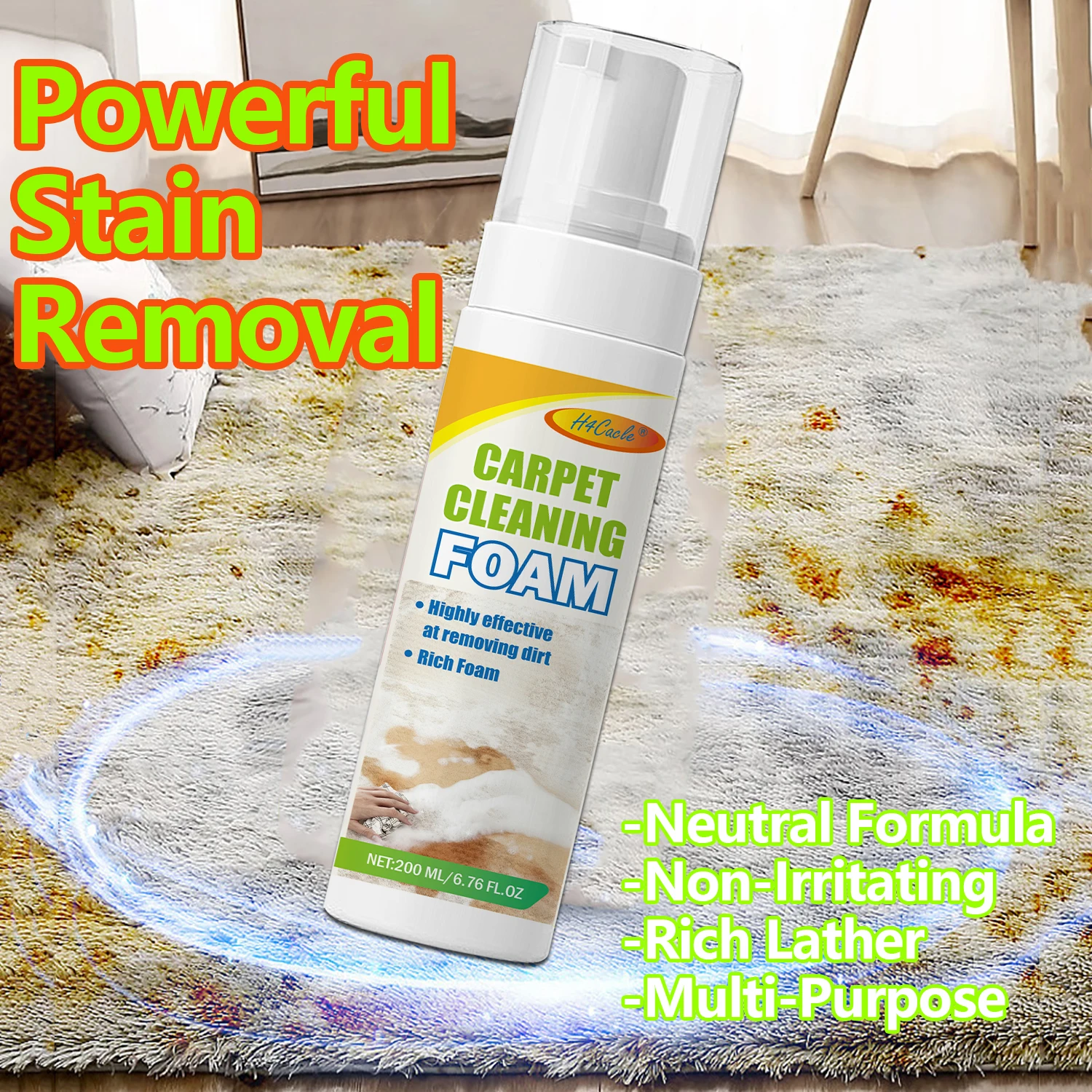 100ml/200ml Efficient Fabric Carpet Clothes Foam Dry Cleaner Powerful Stain Sofa Cleaning Multifunctional Carpet deep Cleaner
100ml/200ml Efficient Fabric Carpet Clothes Foam Dry Cleaner Powerful Stain Sofa Cleaning Multifunctional Carpet deep Cleaner