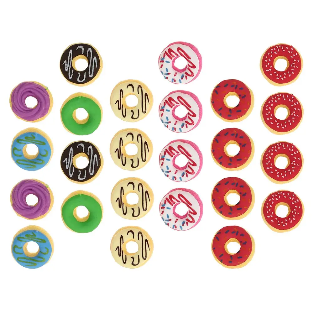 24 Pcs Donut Shaped Erasers Adorable Mini Rubber for Kids Student Use School Supplies Creative Cartoon Design Toy
24 Pcs Donut Shaped Erasers Adorable Mini Rubber for Kids Student Use School Supplies Creative Cartoon Design Toy