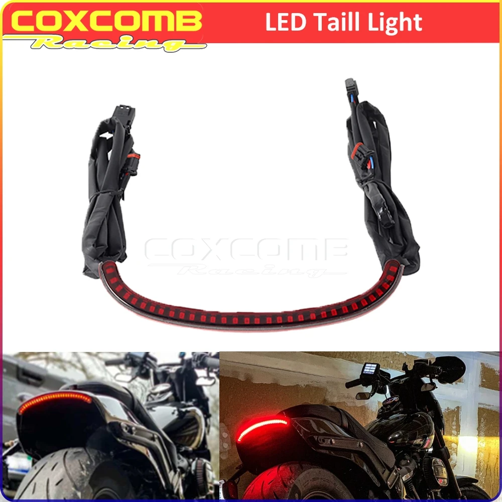 Motorcycle LED Taillight For Harley Softail Fat Bob FXFB FXFBS Rear Turn Lamp Stop Blinker Lighting Running Indicator 2018-2021
Motorcycle LED Taillight For Harley Softail Fat Bob FXFB FXFBS Rear Turn Lamp Stop Blinker Lighting Running Indicator 2018-2021