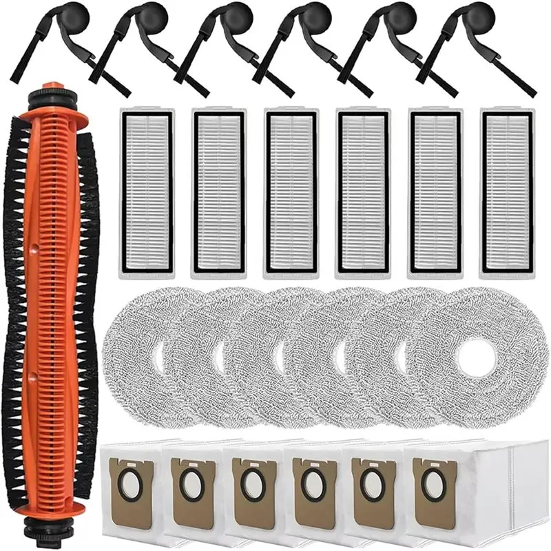 A50F-Vacuum Cleaner Replacement Parts For Robot Vacuum 5/5 Pro, Anti-Tangle Hair Cutting Brush,Filters, Mop, Dust Bags
A50F-Vacuum Cleaner Replacement Parts For Robot Vacuum 5/5 Pro, Anti-Tangle Hair Cutting Brush,Filters, Mop, Dust Bags