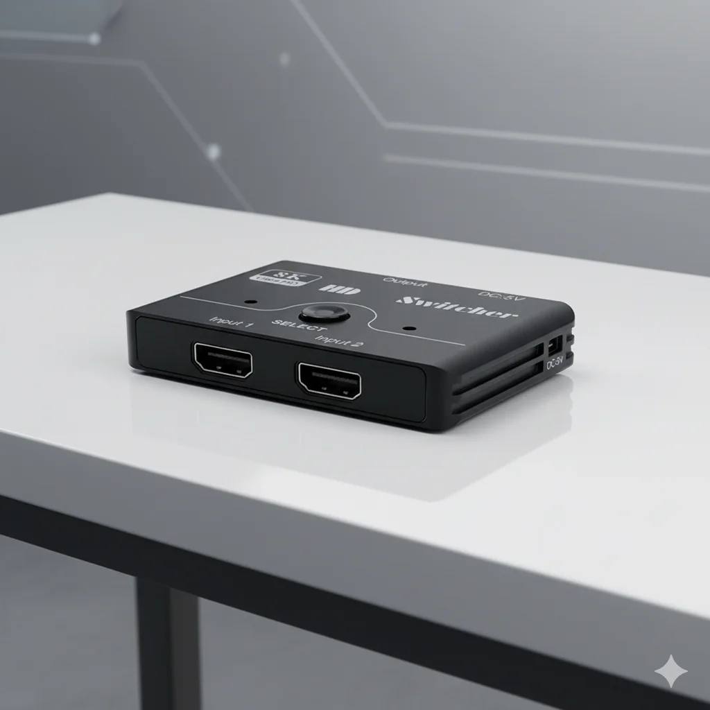 8K Bi-Directional HD Switcher 2x1 4K@120Hz 48Gbps Ultra HD Splitter Switch 2 in 1 out for PS5 Xbox
8K Bi-Directional HD Switcher 2x1 4K@120Hz 48Gbps Ultra HD Splitter Switch 2 in 1 out for PS5 Xbox