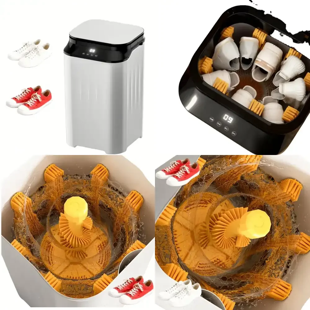 Commercial Laundry Equipment Mini Automatic Shoe Washing Machine with Sock Washing and Shoe Function for Sneakers
Commercial Laundry Equipment Mini Automatic Shoe Washing Machine with Sock Washing and Shoe Function for Sneakers