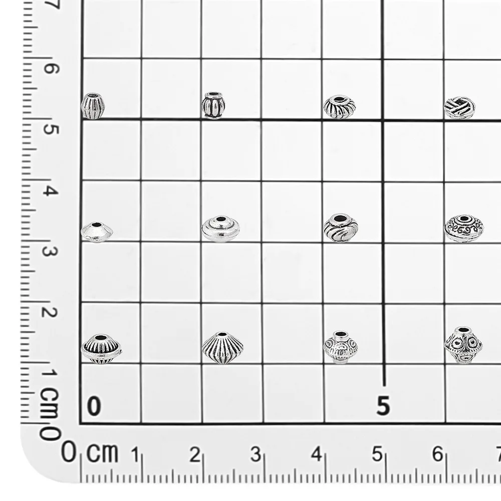 Style Alloy Spacer Beads Silver 4~7.5x3~6.5mm Hole: 1~2mm 460pcs/set
Style Alloy Spacer Beads Silver 4~7.5x3~6.5mm Hole: 1~2mm 460pcs/set