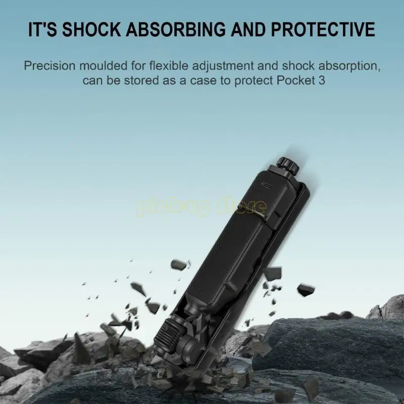 Q5WA Portable Gimbal Stabilizer for POCKET 3 Camera Protector Comfortable Grip
Q5WA Portable Gimbal Stabilizer for POCKET 3 Camera Protector Comfortable Grip