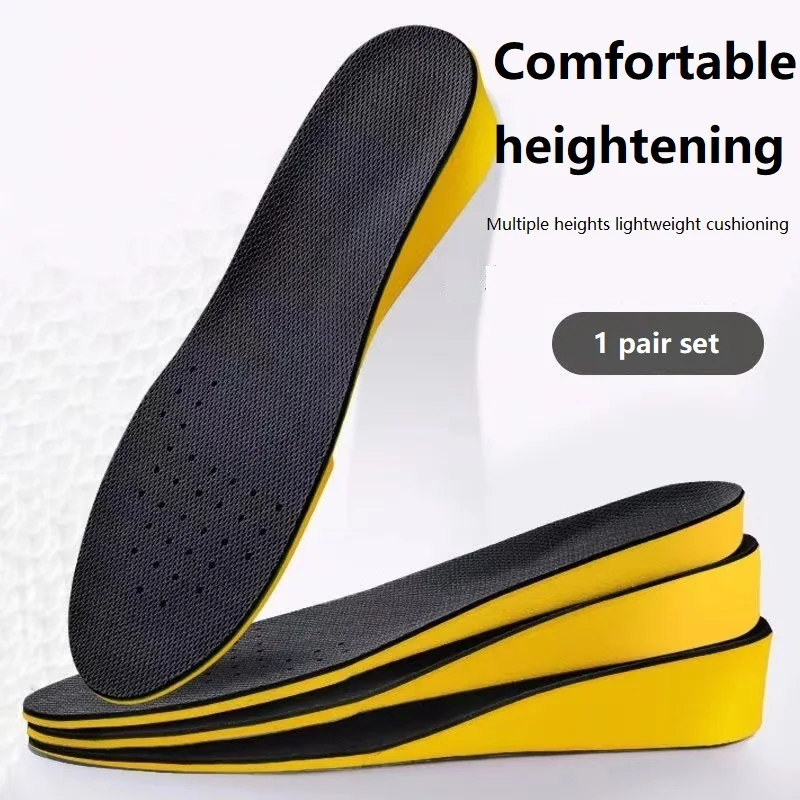 1pair Breathable Shock Absorption Invisible Height Increase Insoles Heel Lift Yellow Shoes Sole Pad Feet Care Cushion XDr06
1pair Breathable Shock Absorption Invisible Height Increase Insoles Heel Lift Yellow Shoes Sole Pad Feet Care Cushion XDr06