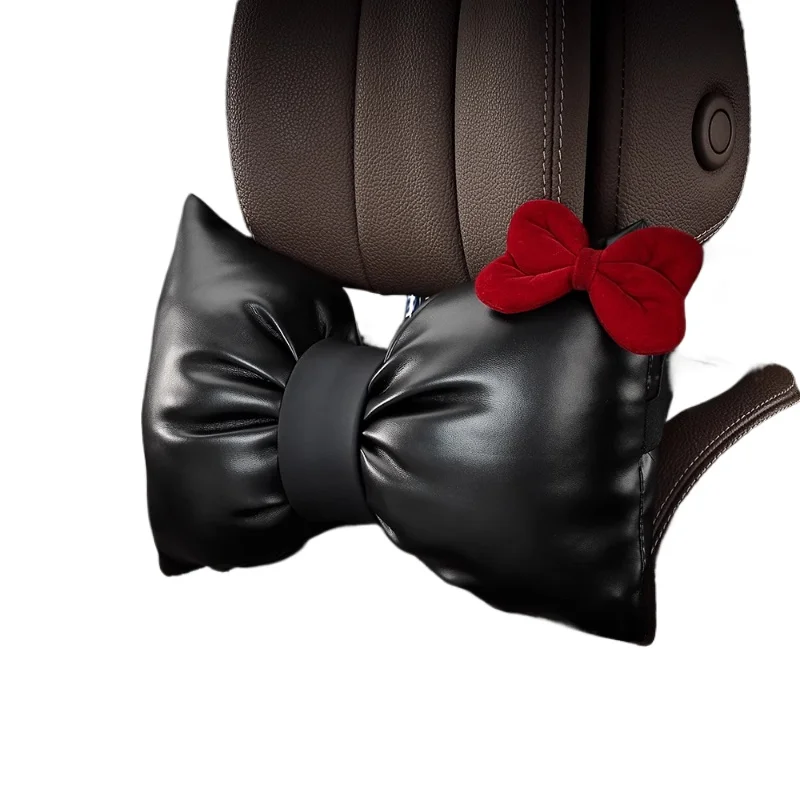 Bow car headrest leather neck pillow retro pillow creative decoration headrest pillow kawaii car accessories
Bow car headrest leather neck pillow retro pillow creative decoration headrest pillow kawaii car accessories