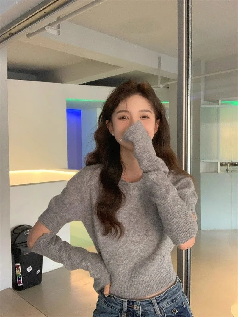 Detachable Sleeve Knitted Sweater Pullovers Streetwear Spring Flap Foldover Hem Adjustable Leisure Everyday Comfortable Fine Ins
Detachable Sleeve Knitted Sweater Pullovers Streetwear Spring Flap Foldover Hem Adjustable Leisure Everyday Comfortable Fine Ins