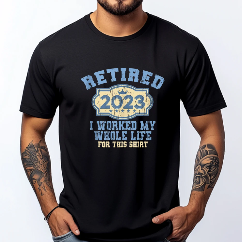 Retired 2025 I Worked My Whole Life Retirement For Graphic Tees Funny Gifts Large Size Leisure T-shirt
Retired 2025 I Worked My Whole Life Retirement For Graphic Tees Funny Gifts Large Size Leisure T-shirt