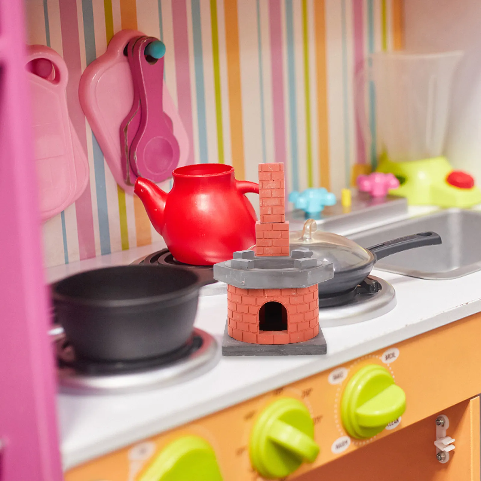 Miniature Stove Tiny House Kitchen Set Toddlers Pretend Play Cooking Accessories Fireplace Kids Interactive Playset
Miniature Stove Tiny House Kitchen Set Toddlers Pretend Play Cooking Accessories Fireplace Kids Interactive Playset