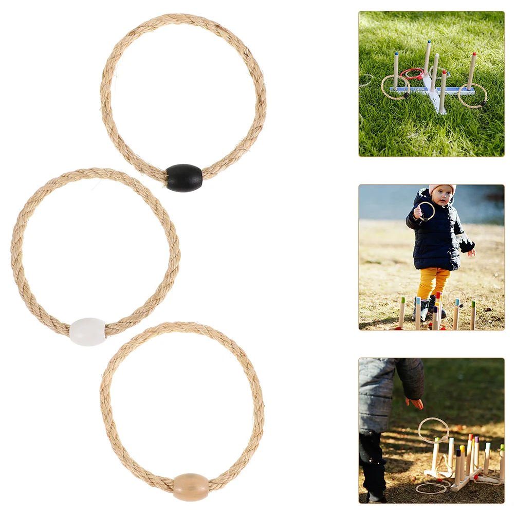 6 Pcs Rope Toss Game Set Black White Jute Rings Outdoor Backyard Lawn Beach Yard Games Kids Family Fun Speed Agility
6 Pcs Rope Toss Game Set Black White Jute Rings Outdoor Backyard Lawn Beach Yard Games Kids Family Fun Speed Agility