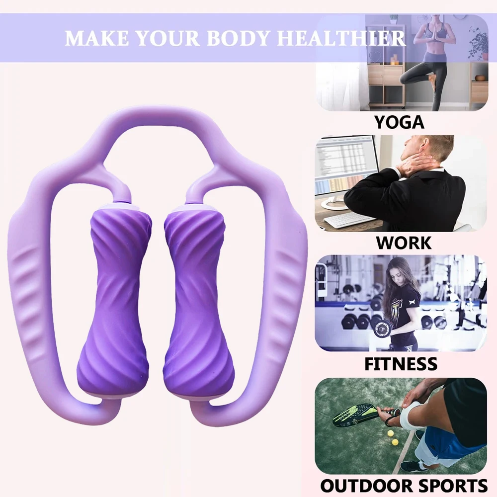 BOTQTOW 1PC Wheels Roller Muscle Massager for Leg Neck Hand Arm,Muscle Relax Massager Indoor Sports Yoga Bodybuilding Equipment
BOTQTOW 1PC Wheels Roller Muscle Massager for Leg Neck Hand Arm,Muscle Relax Massager Indoor Sports Yoga Bodybuilding Equipment