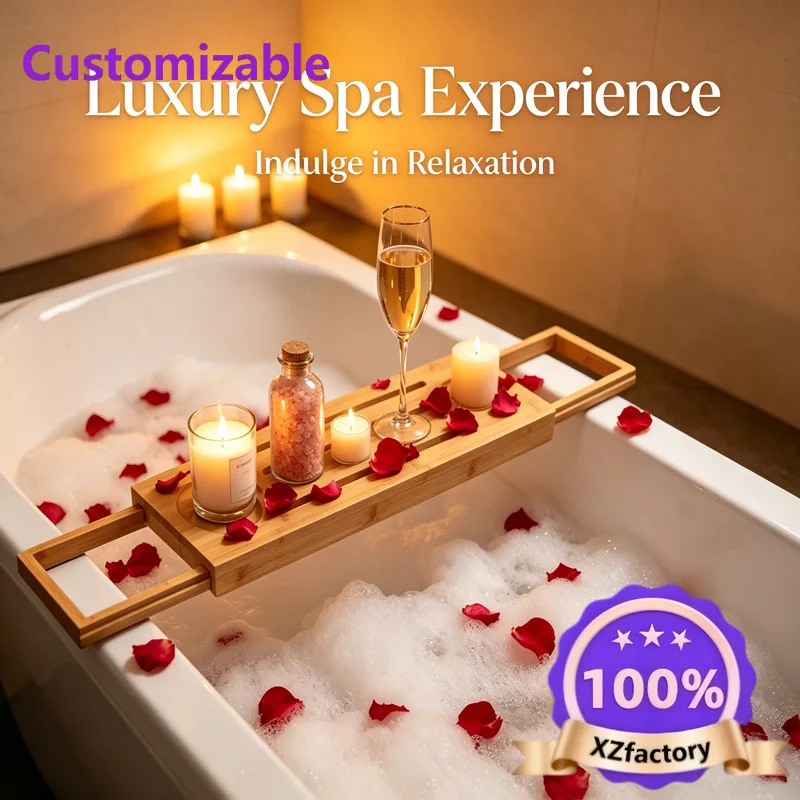 Factory Direct 2026 Top RatedBamboo Multifunctional Retractable Bath Tray Bath Spa Books Wine Tablet Holder Bathroom Accessories
Factory Direct 2026 Top RatedBamboo Multifunctional Retractable Bath Tray Bath Spa Books Wine Tablet Holder Bathroom Accessories