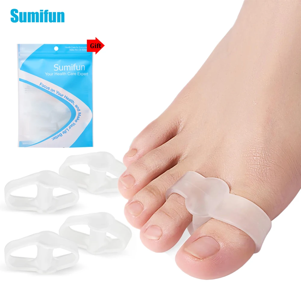 2/4/6/10Pcs Sumifun White Double Hole Toe Separator Hallux Valgus Toe Overlap Correction Bunion Foot Care Orthopedics Corrector
2/4/6/10Pcs Sumifun White Double Hole Toe Separator Hallux Valgus Toe Overlap Correction Bunion Foot Care Orthopedics Corrector