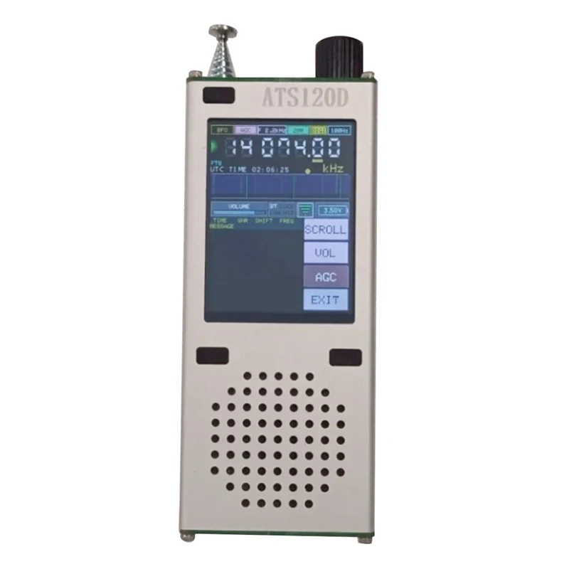 SI4732+ESP32+Bluetooth+2.4Inch Touch LCD FM,AM,LSB,USB Aviation Band Radio Receiver Silver Aluminum Alloy
SI4732+ESP32+Bluetooth+2.4Inch Touch LCD FM,AM,LSB,USB Aviation Band Radio Receiver Silver Aluminum Alloy