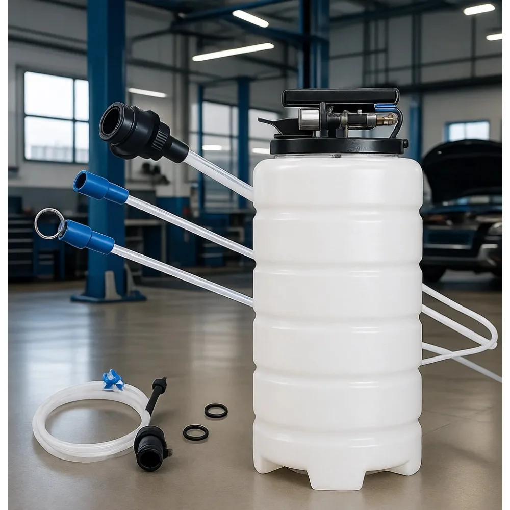 15L Pneumatic Manual Fluid Extractor Pump Oil Changer Vacuum for Automotive
15L Pneumatic Manual Fluid Extractor Pump Oil Changer Vacuum for Automotive