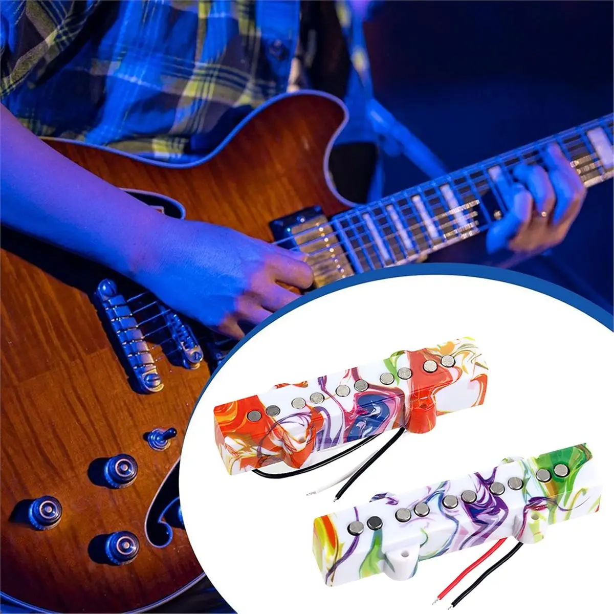 Комплект звукоснимателей A61P Alnico 5 JB для 5-струнной электробас-гитары Jazz Bass
Комплект звукоснимателей A61P Alnico 5 JB для 5-струнной электробас-гитары Jazz Bass