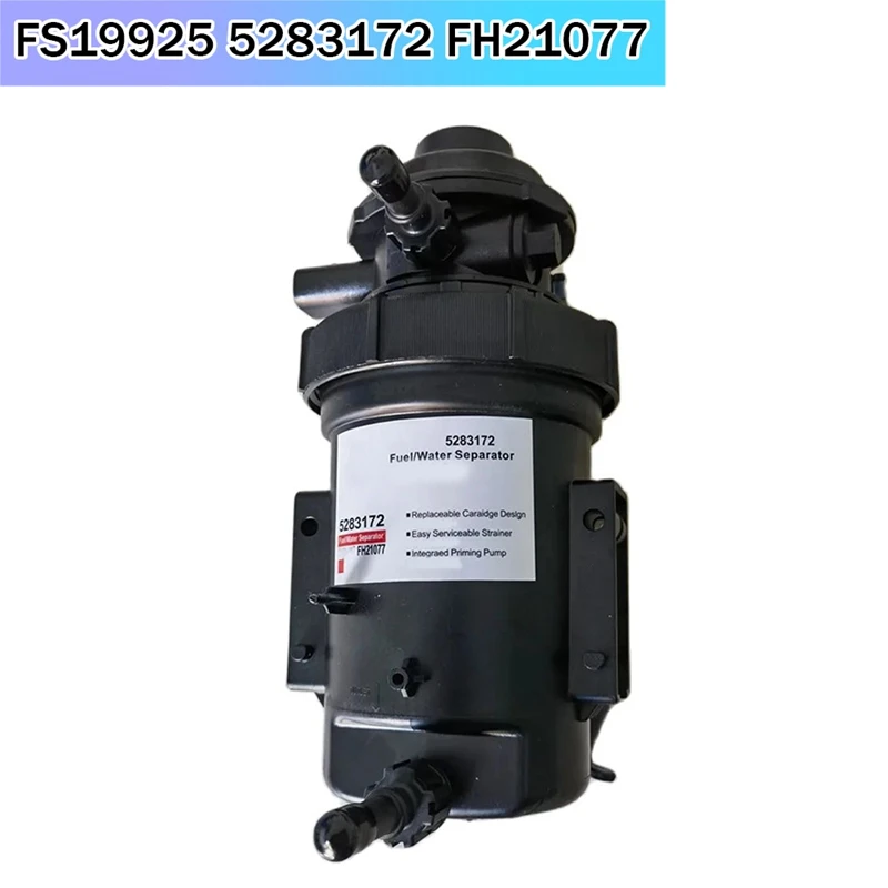 2Pin Fuel Water Separator Filter Assembly FS19925 5283172 FH21077 For Foton Cummins ISF 2.8 Diesel Engine Fuel Filter
2Pin Fuel Water Separator Filter Assembly FS19925 5283172 FH21077 For Foton Cummins ISF 2.8 Diesel Engine Fuel Filter