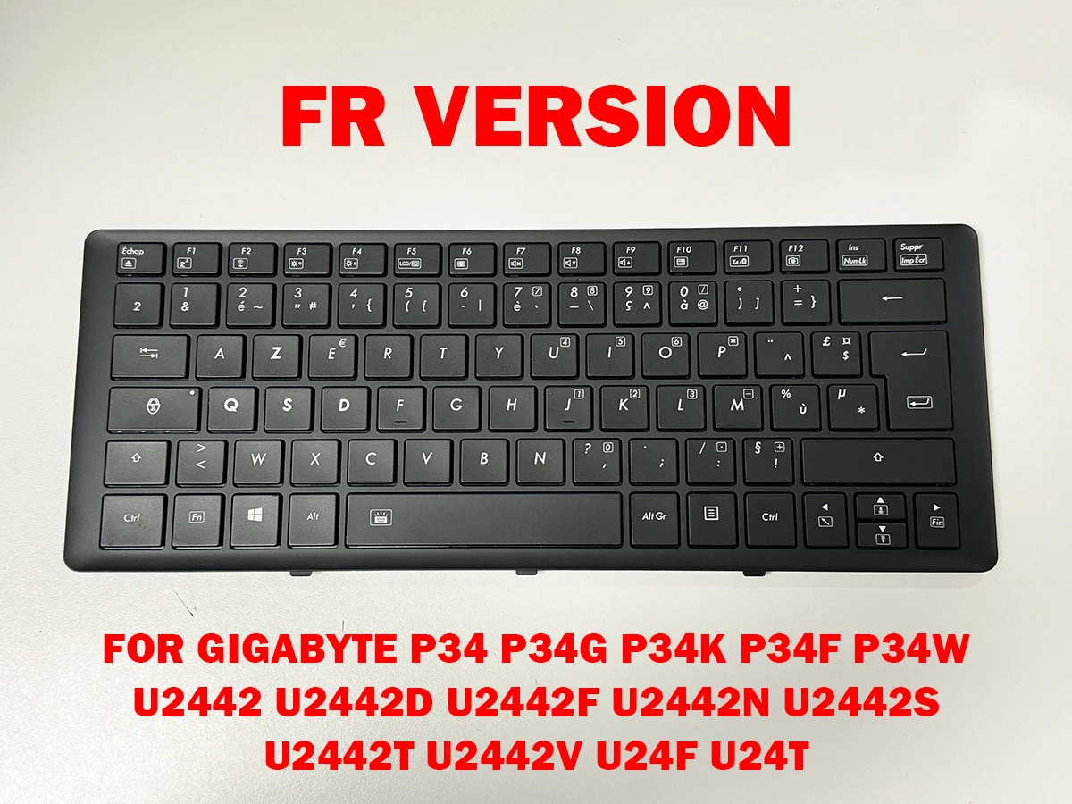 FR YH-AZ12EG05 Клавиатура для ноутбука Gigabyte P34 P34G P34K P34F P34W U2442 U2442D U2442F U2442N U2442S U2442T U2442V U24F U24T
FR YH-AZ12EG05 Клавиатура для ноутбука Gigabyte P34 P34G P34K P34F P34W U2442 U2442D U2442F U2442N U2442S U2442T U2442V U24F U24T