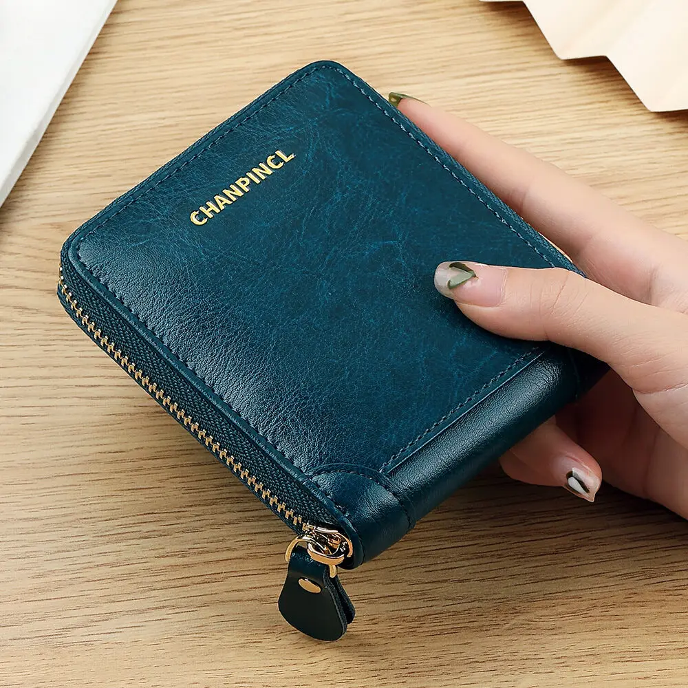 【Genuine Cow Leather】CHANPINCL Women's Short Luxury Wallet Coin Pocket Zipper Multi-Functional Original Leather Fashion
【Genuine Cow Leather】CHANPINCL Women's Short Luxury Wallet Coin Pocket Zipper Multi-Functional Original Leather Fashion
