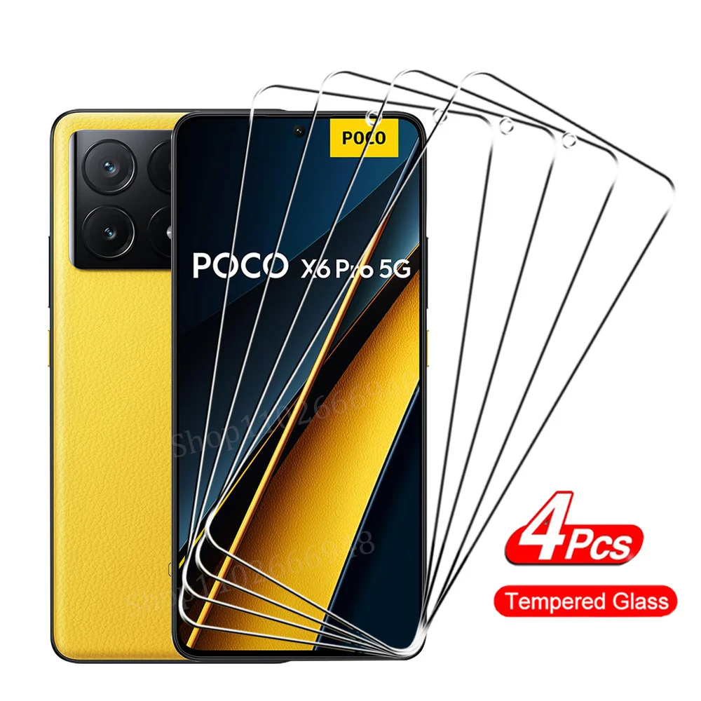 4PCS Tempered Glass For POCO X6 X7 X5 X4 X3 F7 F6 F5 GT Pro Screen Protectors For POCO M6 M5 M3 Pro 5G C65 C40 Protective Glass
4PCS Tempered Glass For POCO X6 X7 X5 X4 X3 F7 F6 F5 GT Pro Screen Protectors For POCO M6 M5 M3 Pro 5G C65 C40 Protective Glass