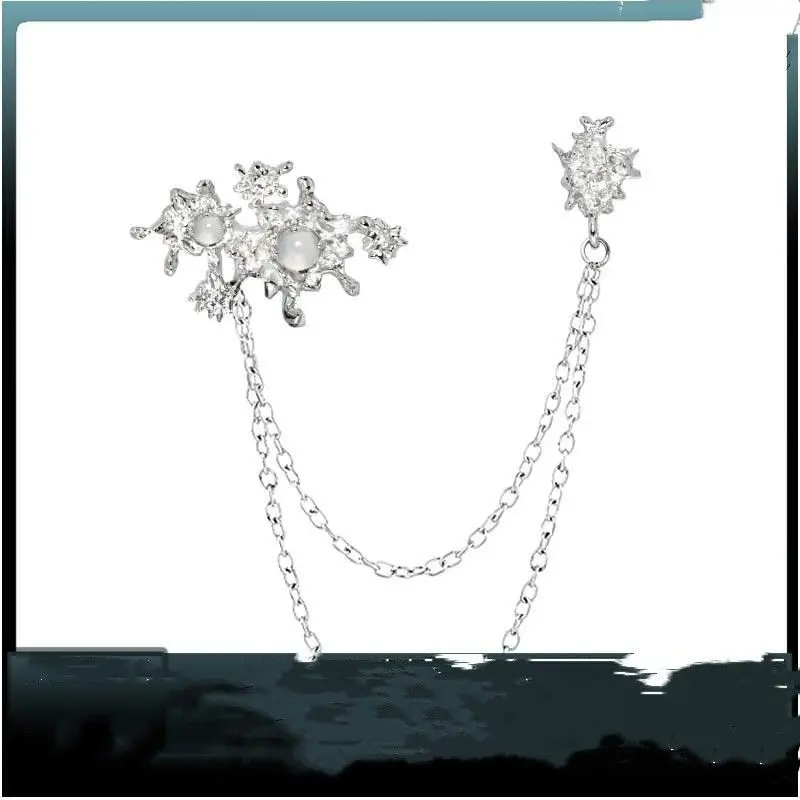 Chain Brooch Design, High-end Texture, Autumn and Winter Coat, Suit Accessories
Chain Brooch Design, High-end Texture, Autumn and Winter Coat, Suit Accessories