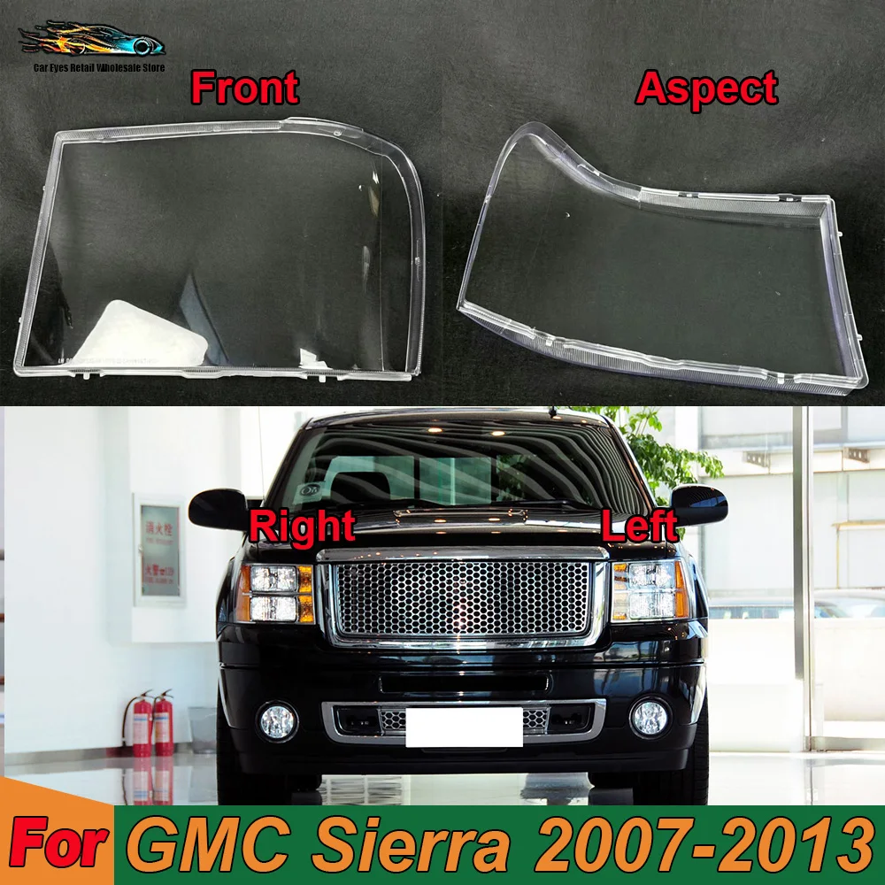 For GMC 2007-2013 Sierra Front Headlight Cover Transparent Lamp Shade Headlamp Shell Lens Plexiglass Replace Original Lampshade
For GMC 2007-2013 Sierra Front Headlight Cover Transparent Lamp Shade Headlamp Shell Lens Plexiglass Replace Original Lampshade