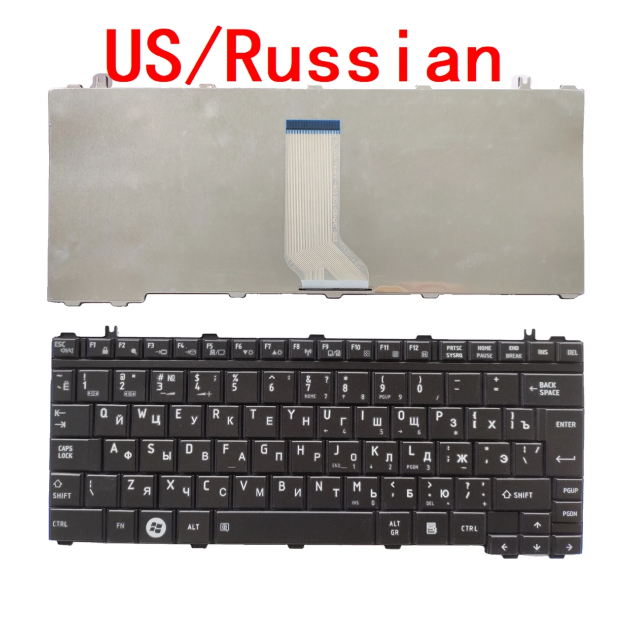 New US Russian Laptop Keyboard For Toshiba Satellite U400 U500 M800 M900 T130 T131 T132 Notebook PC Replacement
New US Russian Laptop Keyboard For Toshiba Satellite U400 U500 M800 M900 T130 T131 T132 Notebook PC Replacement