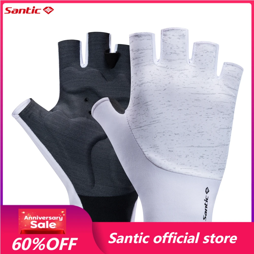 Santic Cycling Gloves Breathable Wear-resistant Reflective Summer Cycling Road Gloves Shock-absorbing Short Fingers TZ24P173
Santic Cycling Gloves Breathable Wear-resistant Reflective Summer Cycling Road Gloves Shock-absorbing Short Fingers TZ24P173