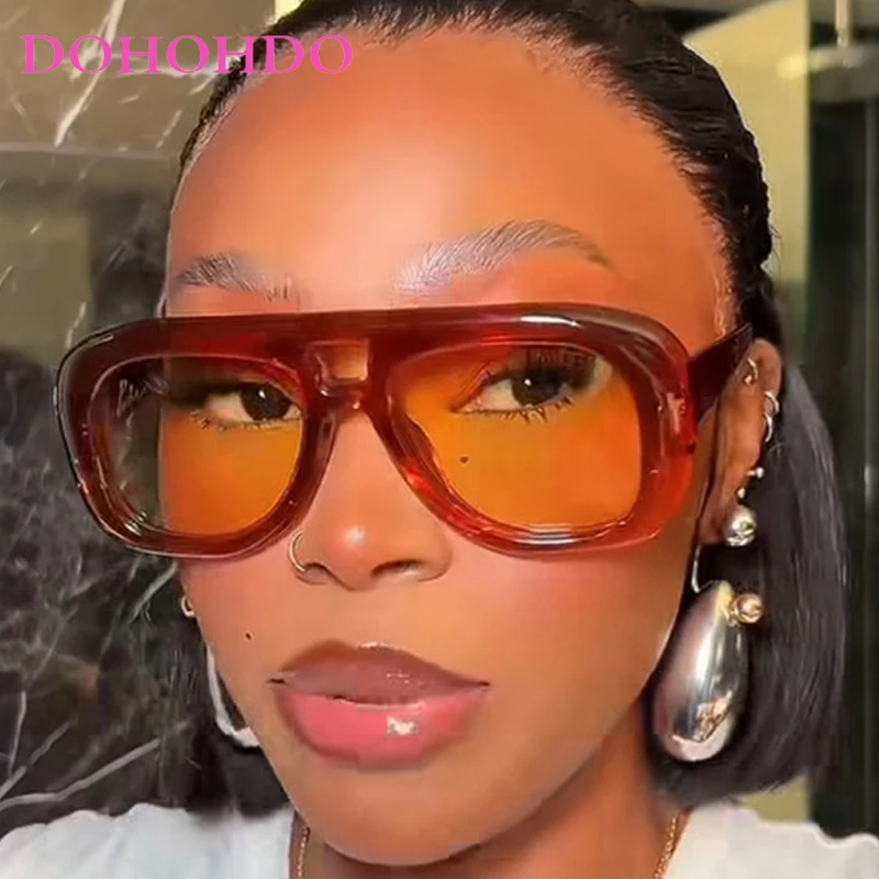 Vintage Trendy Twin Bridge Big Frame Pilot Women Sunglasses Brand Designer Punk Men Sunglass Driving Travel Shade Eyewear UV400
Vintage Trendy Twin Bridge Big Frame Pilot Women Sunglasses Brand Designer Punk Men Sunglass Driving Travel Shade Eyewear UV400