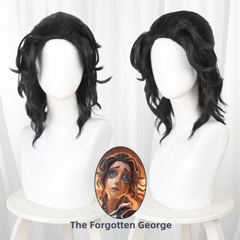 IdentityⅤComposer The Forgotten George Cosplay Wig Black Half Tied Ponytail Wig Game Character Accessories Comic Convetion Props
IdentityⅤComposer The Forgotten George Cosplay Wig Black Half Tied Ponytail Wig Game Character Accessories Comic Convetion Props