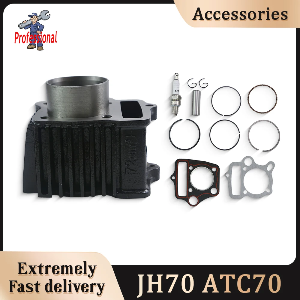 Cylinder Piston Gasket Kit 70CC For Honda JH70 AT C70 Motorcycle Engine Cylinder Assembly
Cylinder Piston Gasket Kit 70CC For Honda JH70 AT C70 Motorcycle Engine Cylinder Assembly