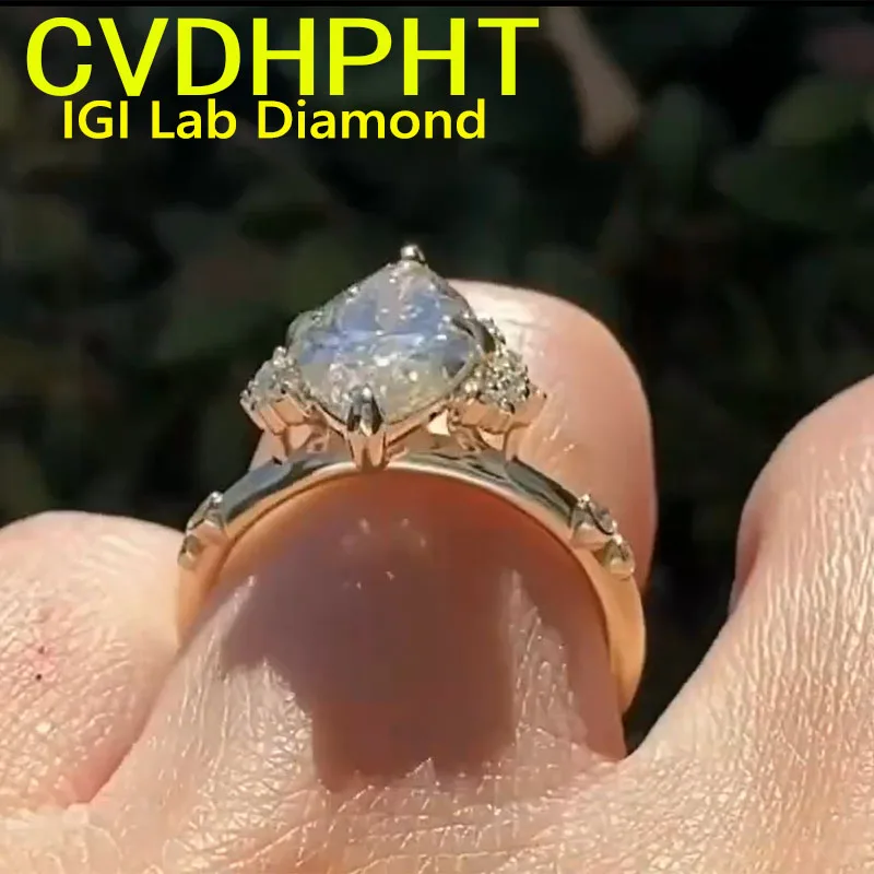 Perfect 3CT Real 18K gold IGI Lab grown Diamond Ring Marquise shape Diamond wedding ring Factory Engagement
Perfect 3CT Real 18K gold IGI Lab grown Diamond Ring Marquise shape Diamond wedding ring Factory Engagement
