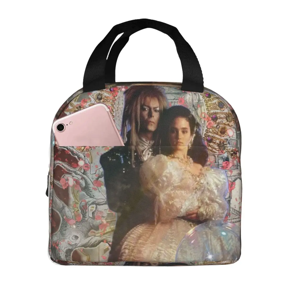 Return To Thra Labyrinth Movie Insulated Lunch Bag for Women Office Cooler Thermal Food Box Tote Portable Lunch Boxes Container 
Return To Thra Labyrinth Movie Insulated Lunch Bag for Women Office Cooler Thermal Food Box Tote Portable Lunch Boxes Container