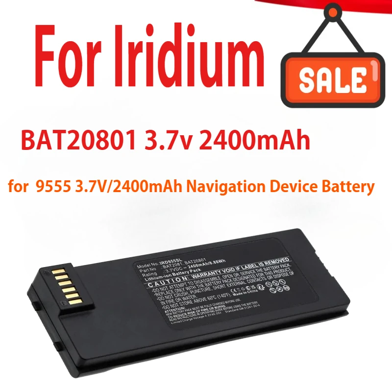 Satellite Phone Battery BAT20801 BAT2081 for Motorola Iridium 9555 3.7V/2400mAh Navigation Device Battery
Satellite Phone Battery BAT20801 BAT2081 for Motorola Iridium 9555 3.7V/2400mAh Navigation Device Battery