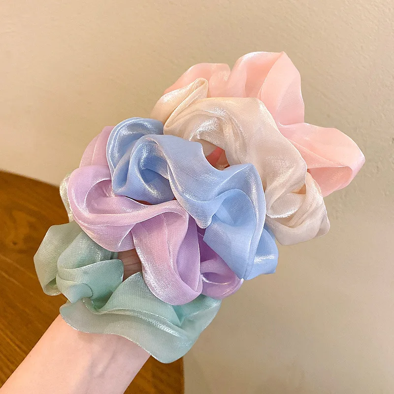 Korean Style Elegant Organza Large Intestine Hair Ring Fairy Style Hair Rope Hairtie Rubber Band Jewelry for Girls Hair Accessor
Korean Style Elegant Organza Large Intestine Hair Ring Fairy Style Hair Rope Hairtie Rubber Band Jewelry for Girls Hair Accessor