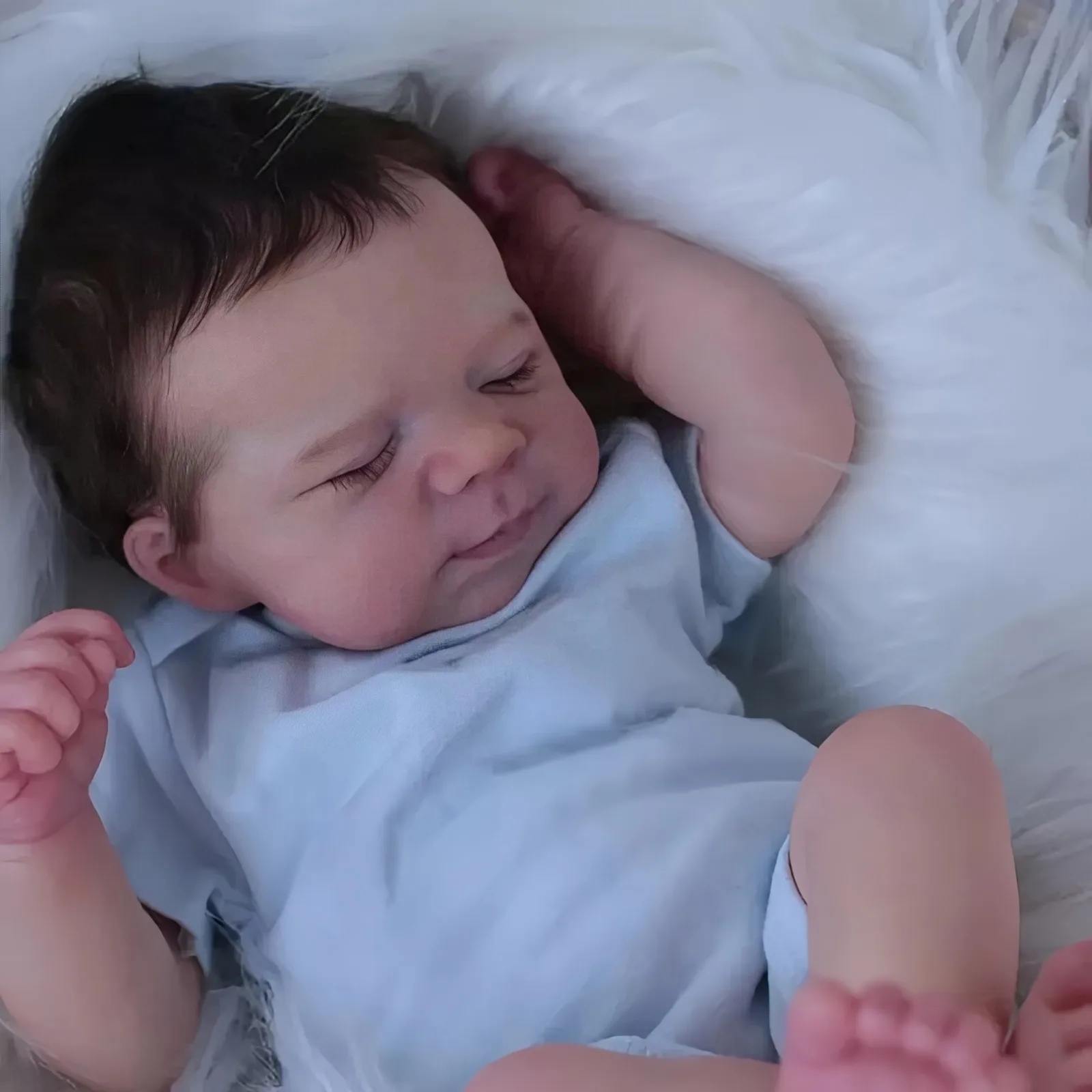 Risbecko 19-дюймовая уже окрашенная готовая кукла реборн-ручная работа Reborn Preemie Baby, игрушка для новорожденных, подарок, куклы для девочек
Risbecko 19-дюймовая уже окрашенная готовая кукла реборн-ручная работа Reborn Preemie Baby, игрушка для новорожденных, подарок, куклы для девочек