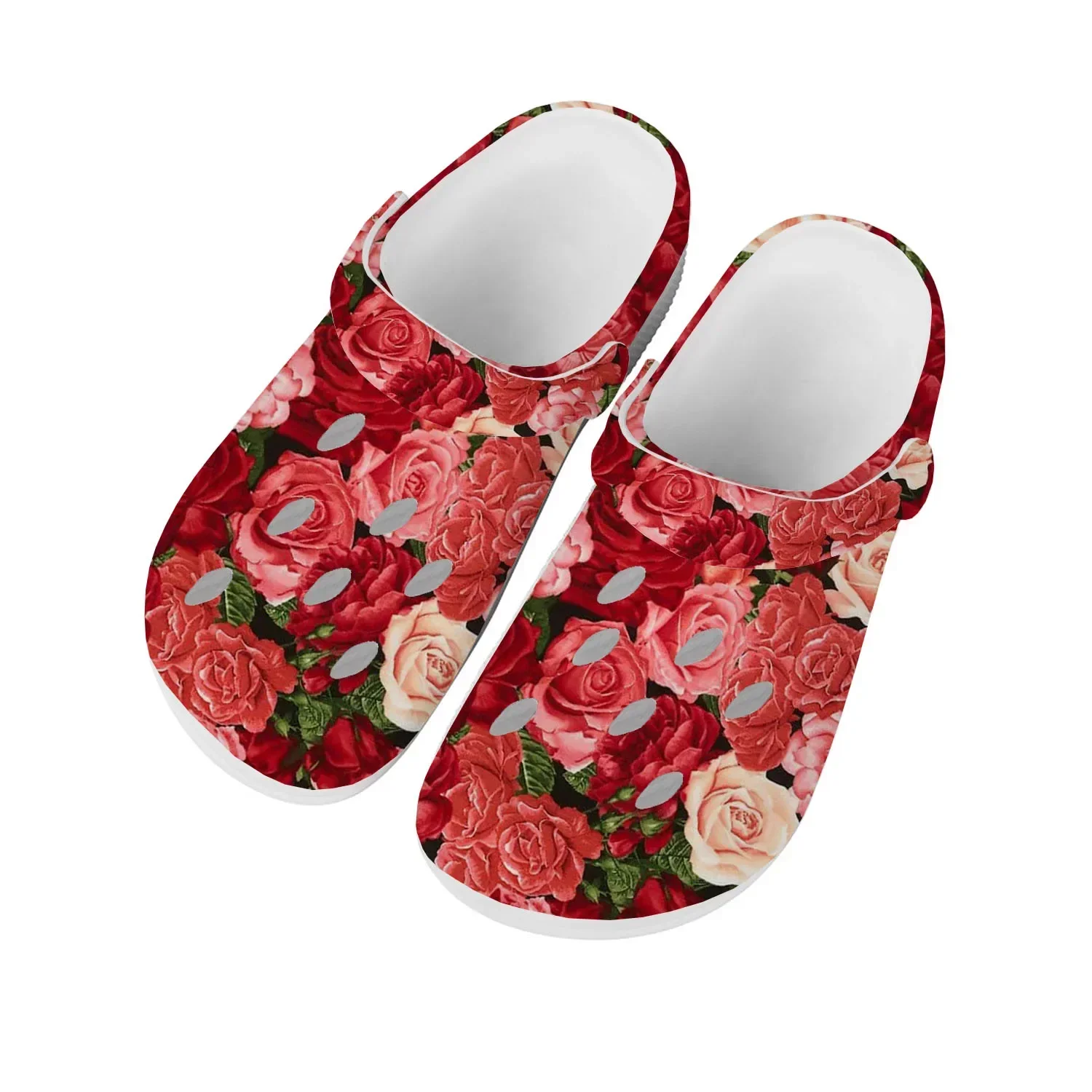 Rose Pattern Design Home Clog Mens Women Youth Boy Girl Sandals Shoes Garden Custom Made Breathable Shoe Beach Hole Slippers
Rose Pattern Design Home Clog Mens Women Youth Boy Girl Sandals Shoes Garden Custom Made Breathable Shoe Beach Hole Slippers