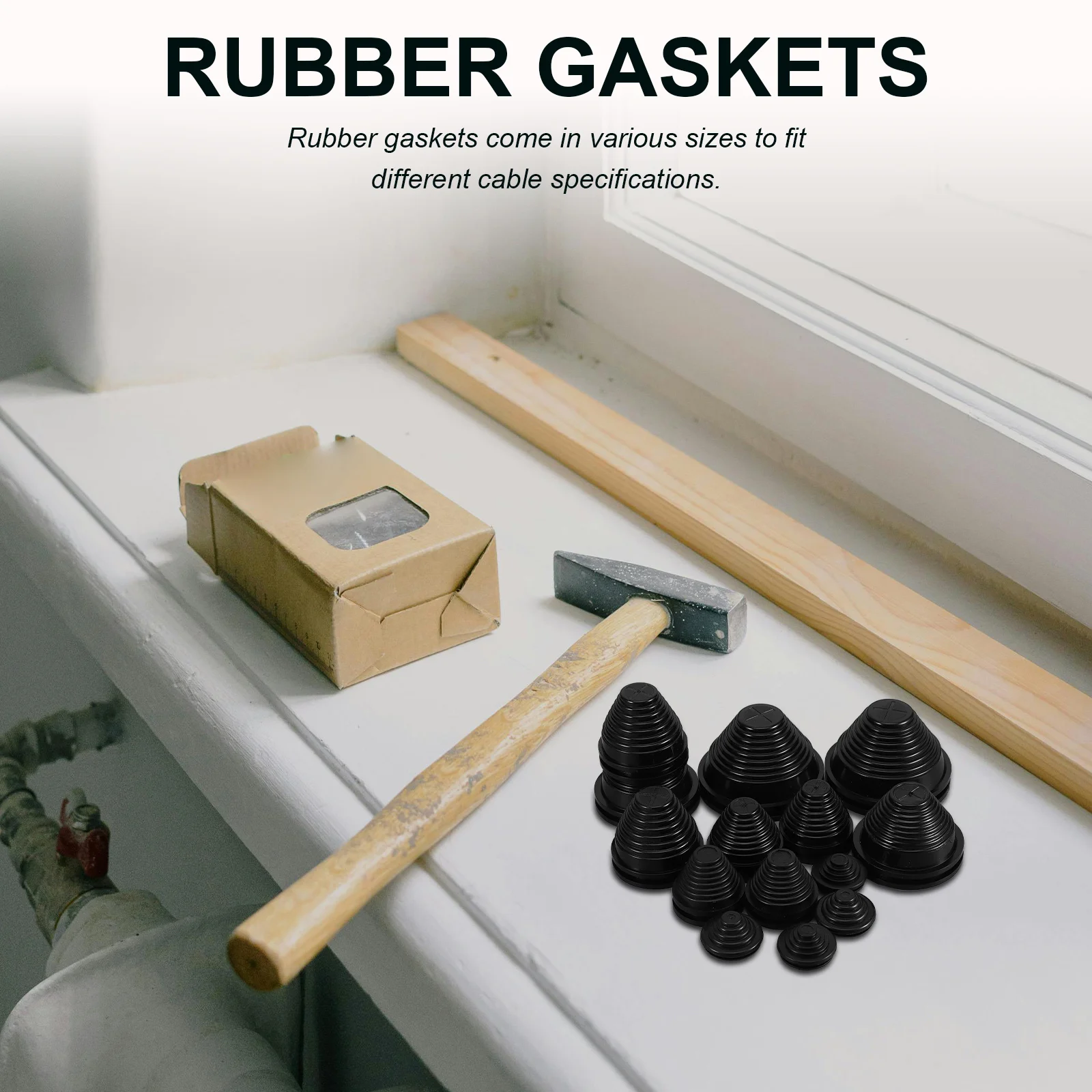 14Pcs Rubber Grommet Cord Protectors Various Sizes for Distribution Box Wire Gasket Cable Grommets Rubber Sleeve
14Pcs Rubber Grommet Cord Protectors Various Sizes for Distribution Box Wire Gasket Cable Grommets Rubber Sleeve