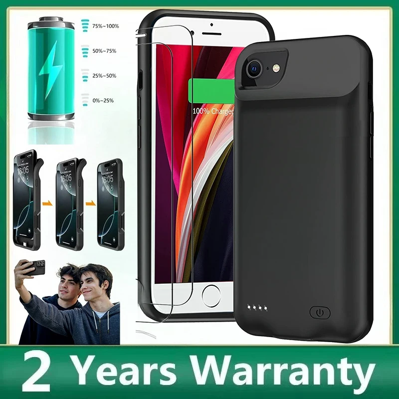 Мягкий силиконовый чехол-аккумулятор 10000 мАч для iPhone 6, 6S, 7, 8, SE 2020, 2022, 2023, 4,7 дюйма, Power Bank, чехол-зарядка для iPhone 6
Мягкий силиконовый чехол-аккумулятор 10000 мАч для iPhone 6, 6S, 7, 8, SE 2020, 2022, 2023, 4,7 дюйма, Power Bank, чехол-зарядка для iPhone 6
