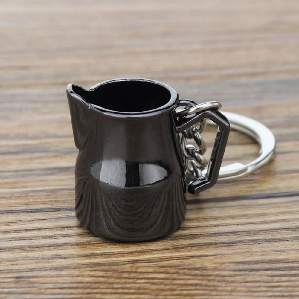 Metal 3D Creative Coffee Keychain Pitcher Mini Coffee Handle Keyring Creative Accessories Moka Pitcher Keyring Barista Gift 
Metal 3D Creative Coffee Keychain Pitcher Mini Coffee Handle Keyring Creative Accessories Moka Pitcher Keyring Barista Gift